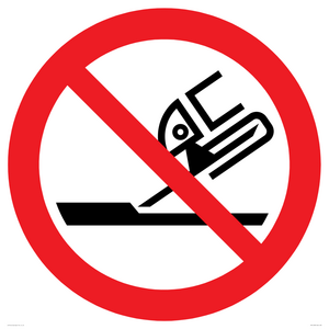 Prohibition: Do not use for face grinding